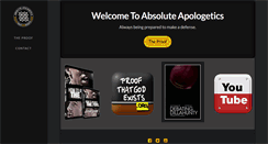 Desktop Screenshot of absoluteapologetics.com